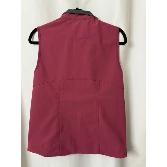 Carhartt Jacket Vest Adult Small Pink Nylon Full Zip Casual Outdoors Womens  H1 - Picture 3 of 5